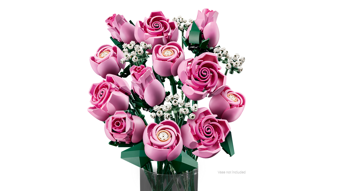 LEGO 10374 Bouquet di rose rosa