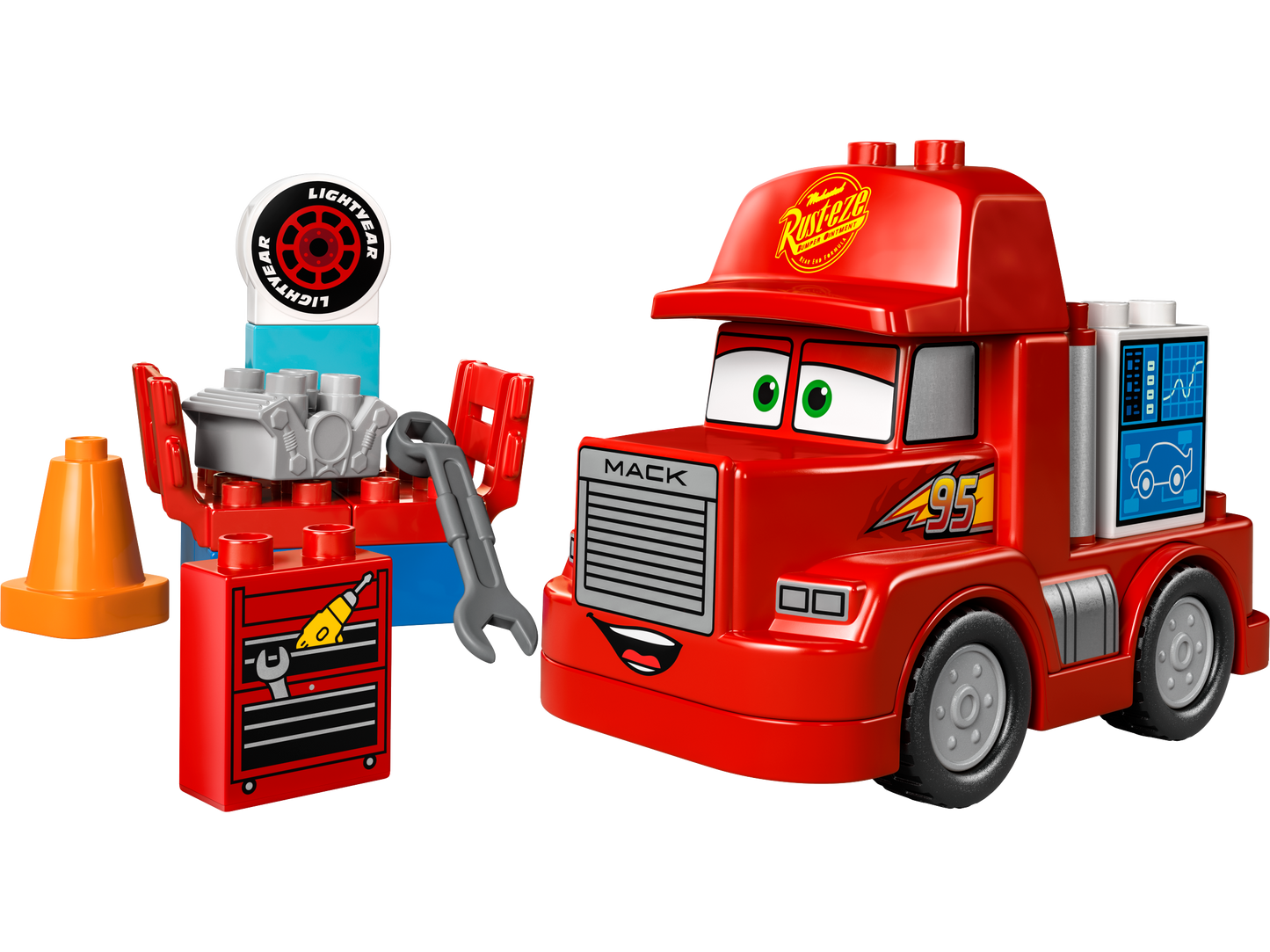 LEGO 10417 Mack al circuito