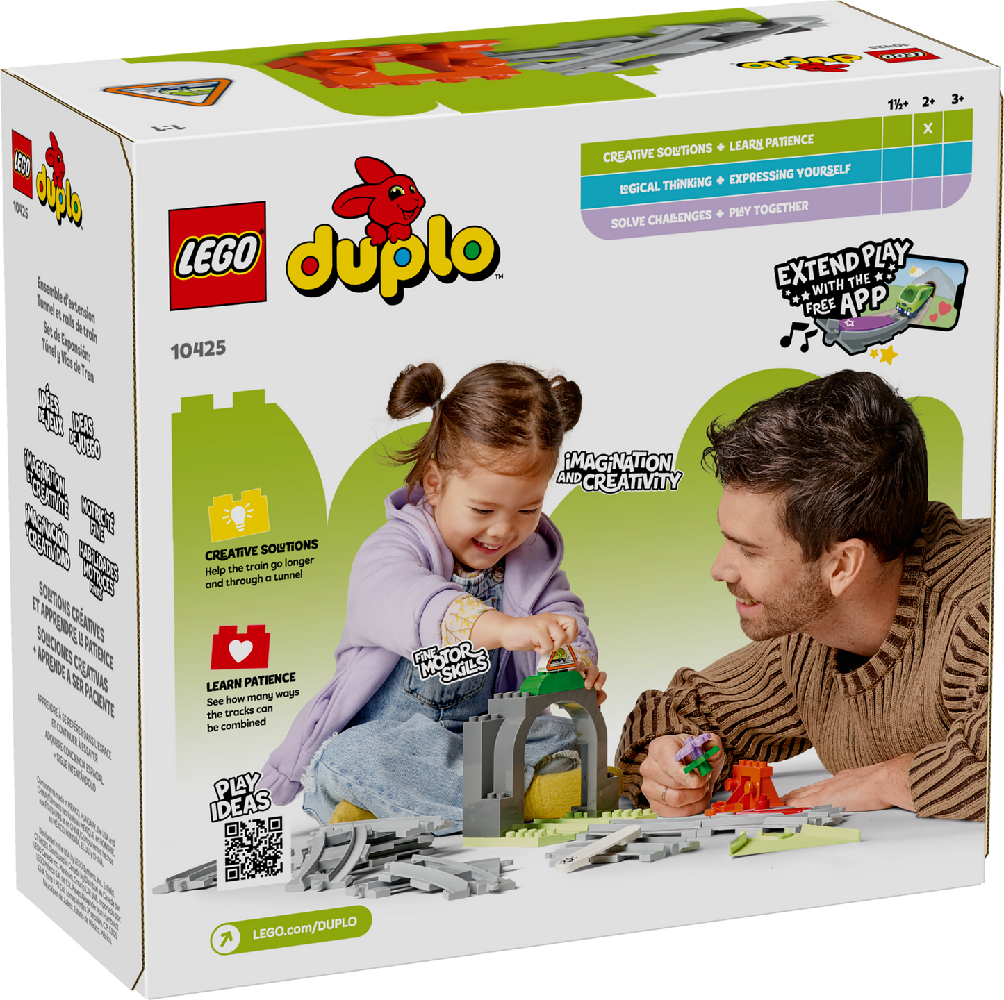 LEGO 10425 Pack di espansione tunnel e binari ferroviari