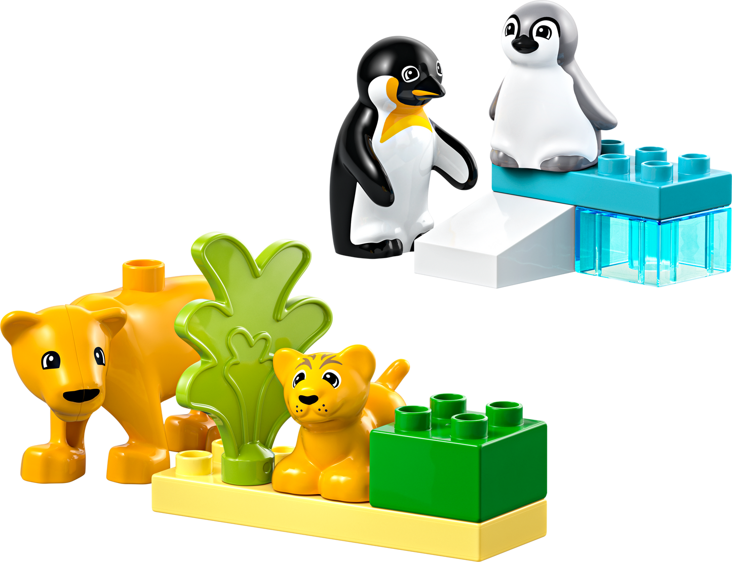 LEGO 10442 Famiglie di animali: pinguini e leoni