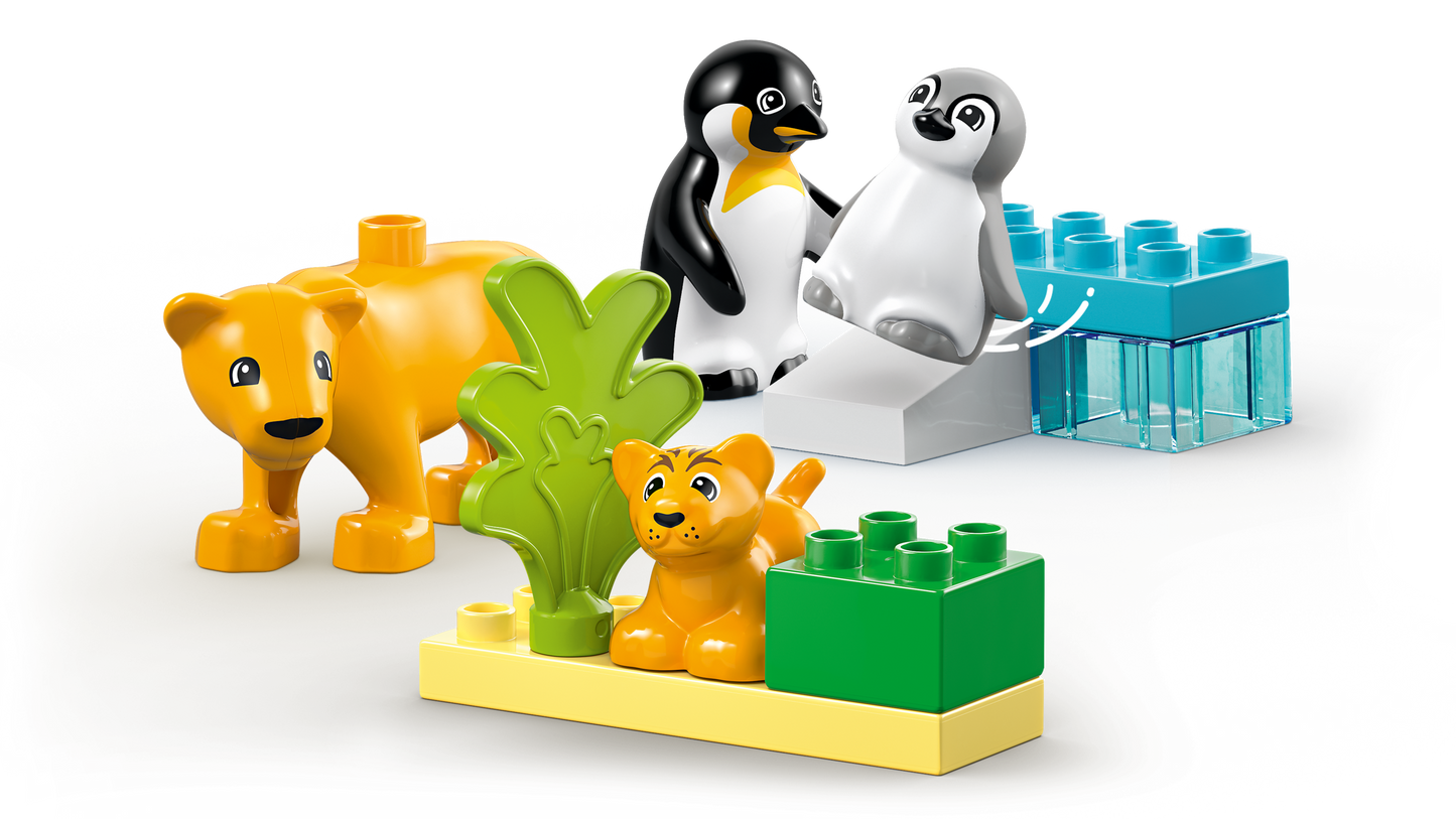 LEGO 10442 Famiglie di animali: pinguini e leoni