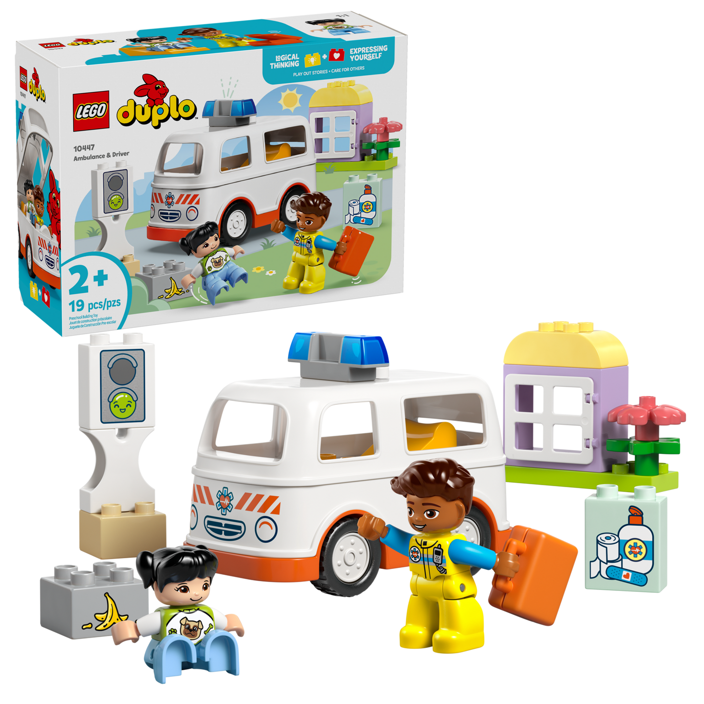 LEGO 10447 Ambulanza e autista