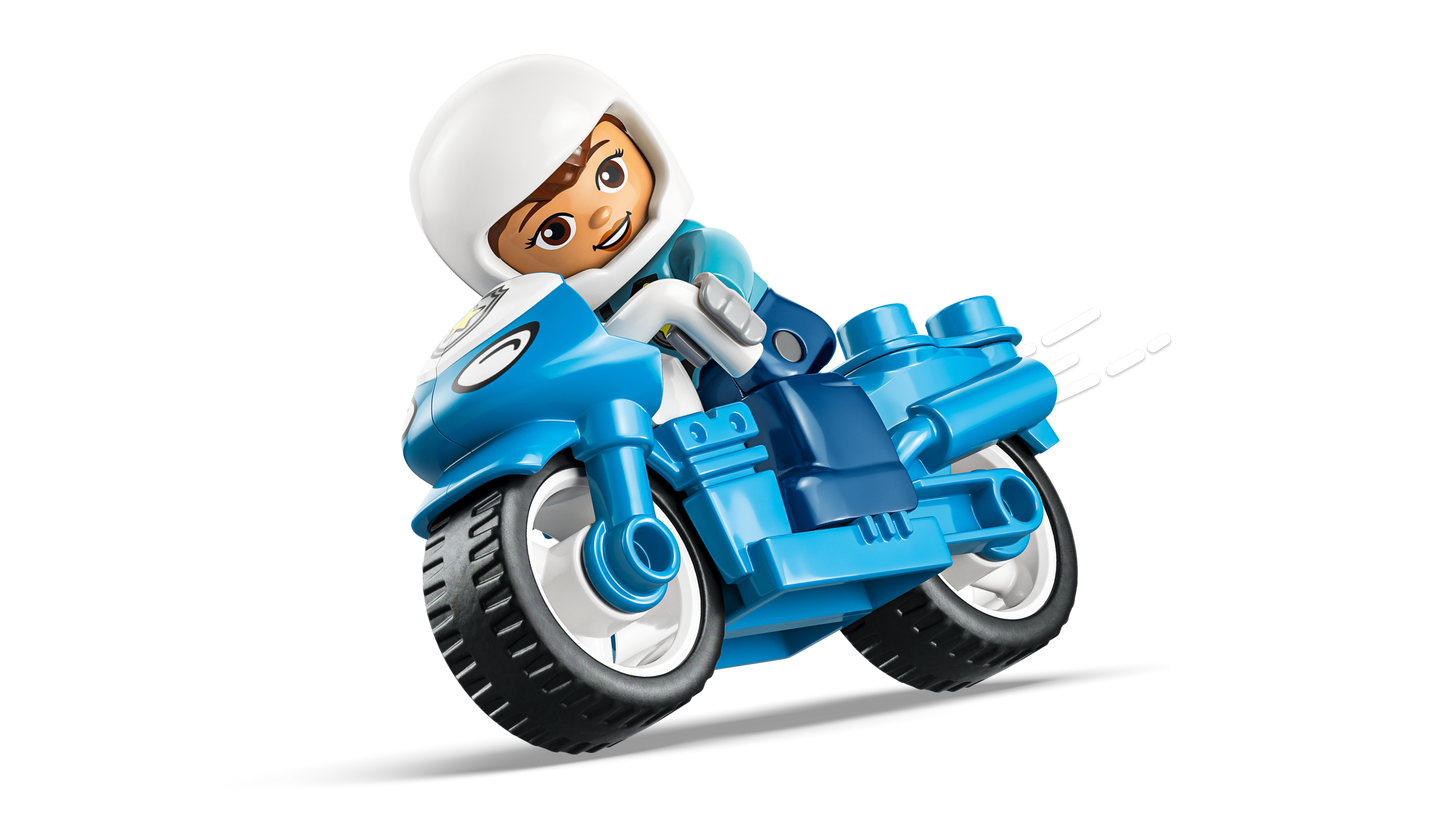 LEGO 10471 Motocicletta blu della Polizia