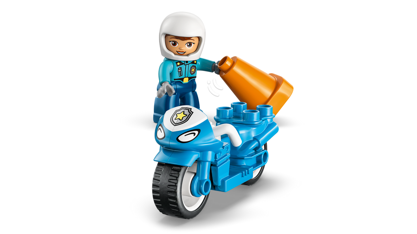 LEGO 10471 Motocicletta blu della Polizia