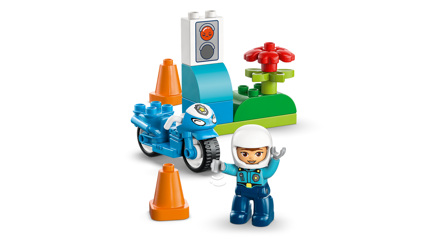 LEGO 10471 Motocicletta blu della Polizia