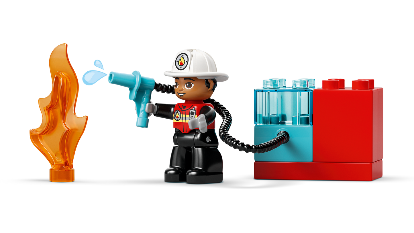 LEGO 10473 Autopompa con manichetta e pompiere