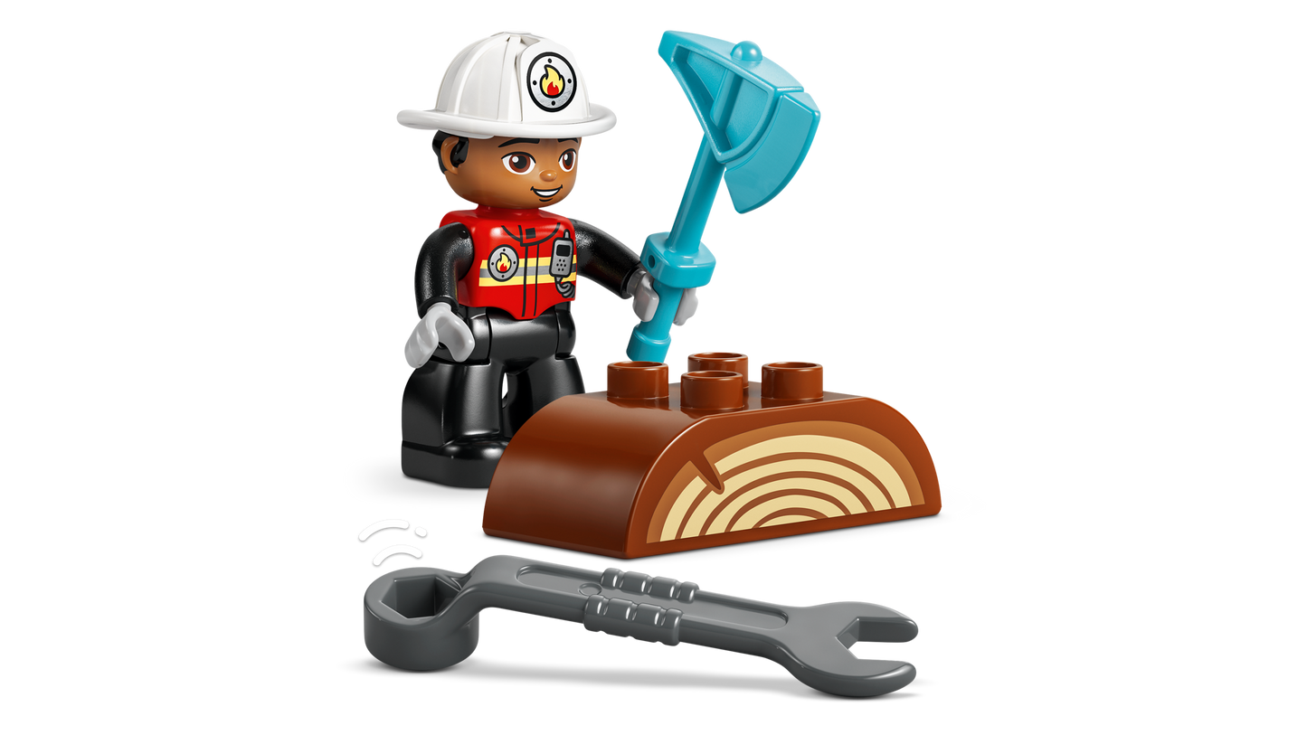 LEGO 10473 Autopompa con manichetta e pompiere