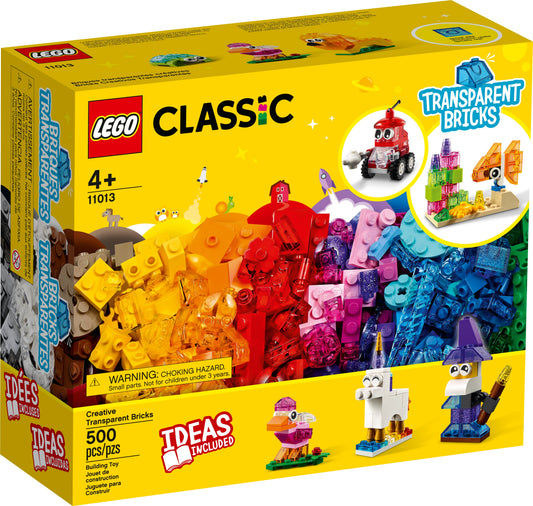 LEGO 11013 CLASSIC Mattoncini trasparente