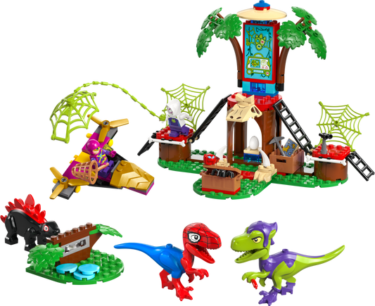 LEGO 11200 Battaglia con il raptor al quartier generale sull’albero di Spider-man e Gobby