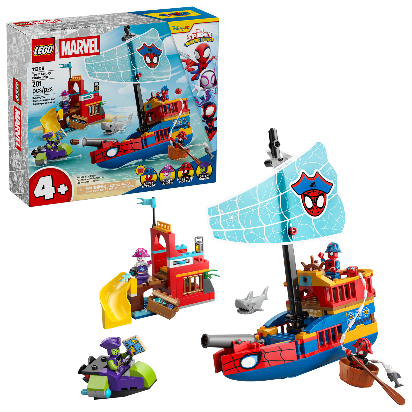 LEGO 11208 Nave pirata del Team Spidey