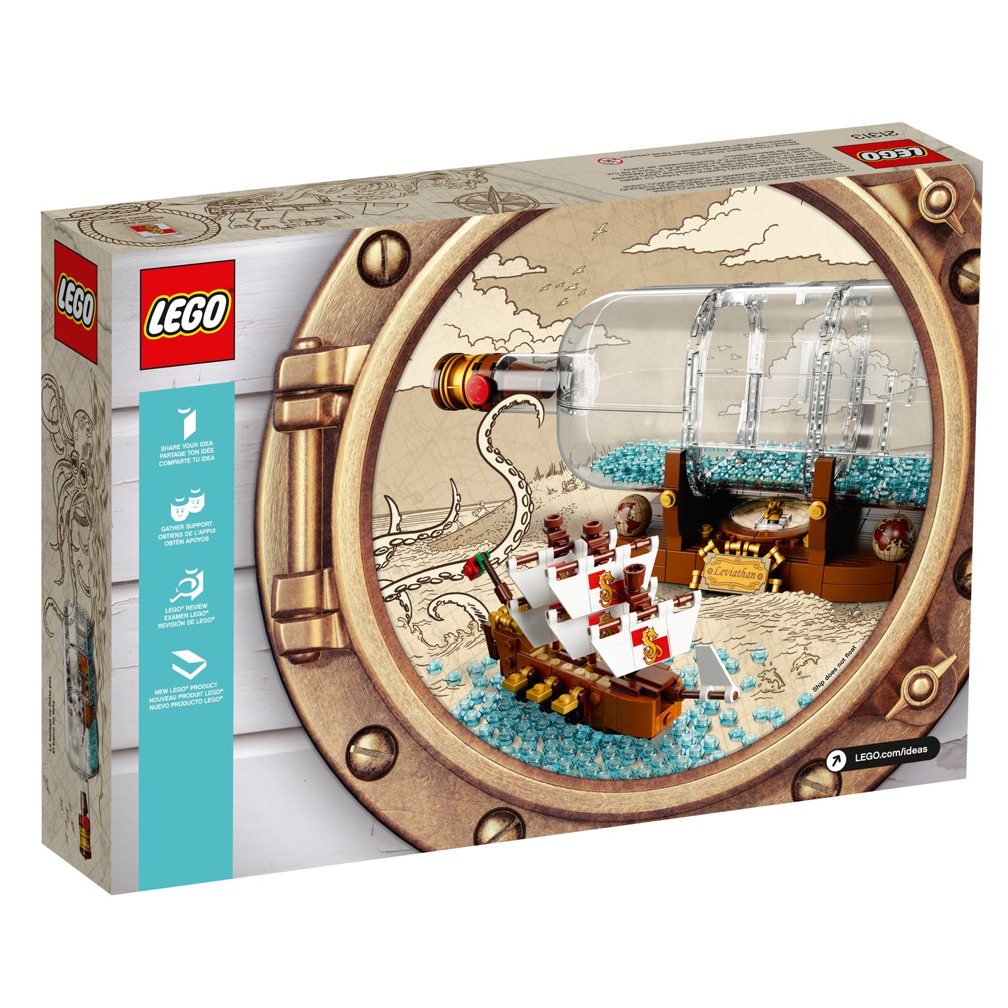 LEGO 21313 IDEAS NAVE IN BOTTIGLIA