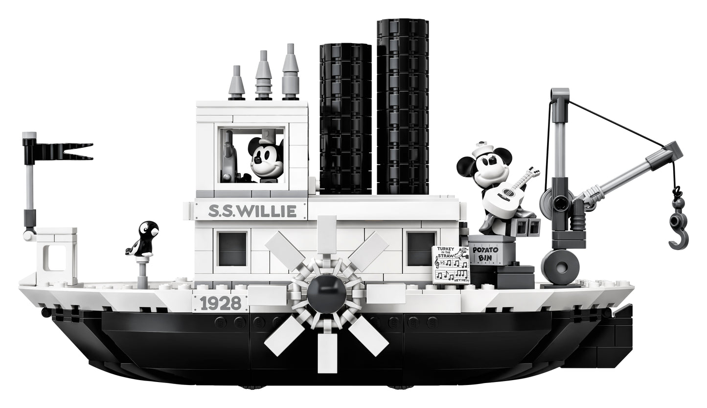 LEGO 21317 IDEAS Mickey Mouse Steambot Willie