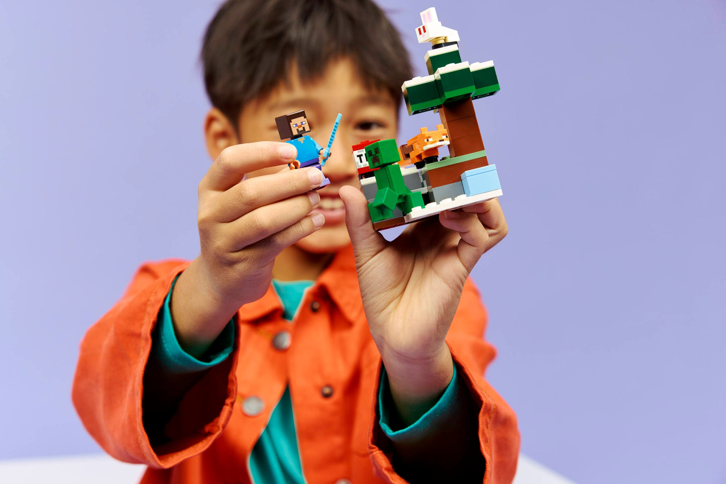 LEGO 21583 Avventura di Steve nella taiga