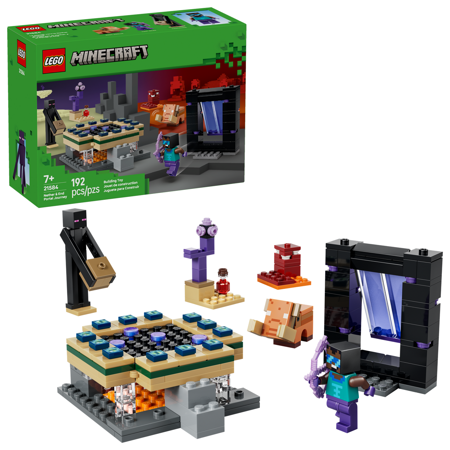 LEGO 21584 Viaggio nel Portale del Nether e dell’End