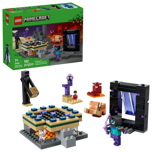LEGO 21584 Viaggio nel Portale del Nether e dell’End