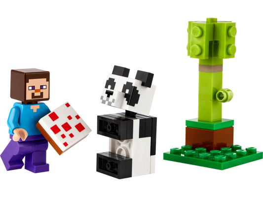 LEGO 30672 Steve e Baby Panda
