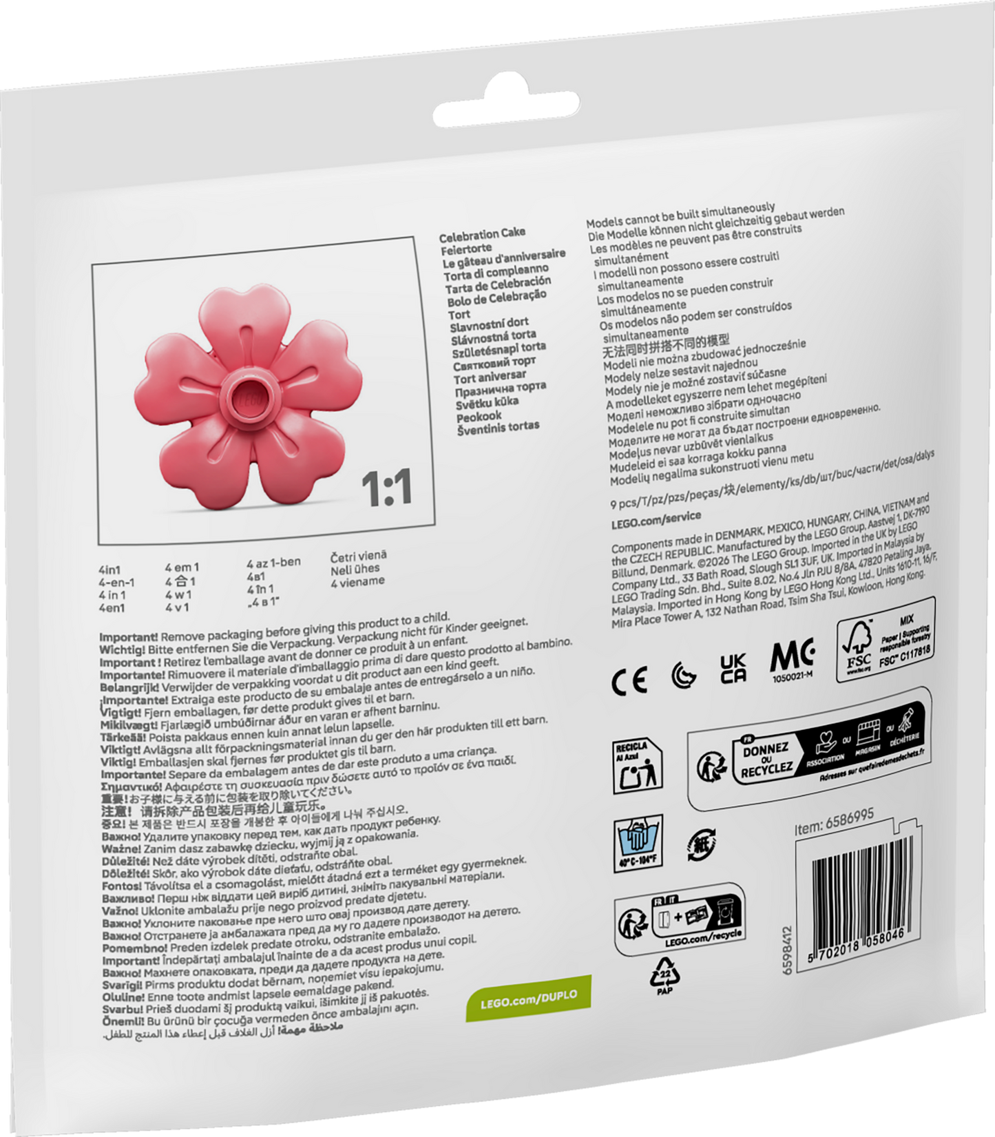 LEGO 30712 Torta di compleanno