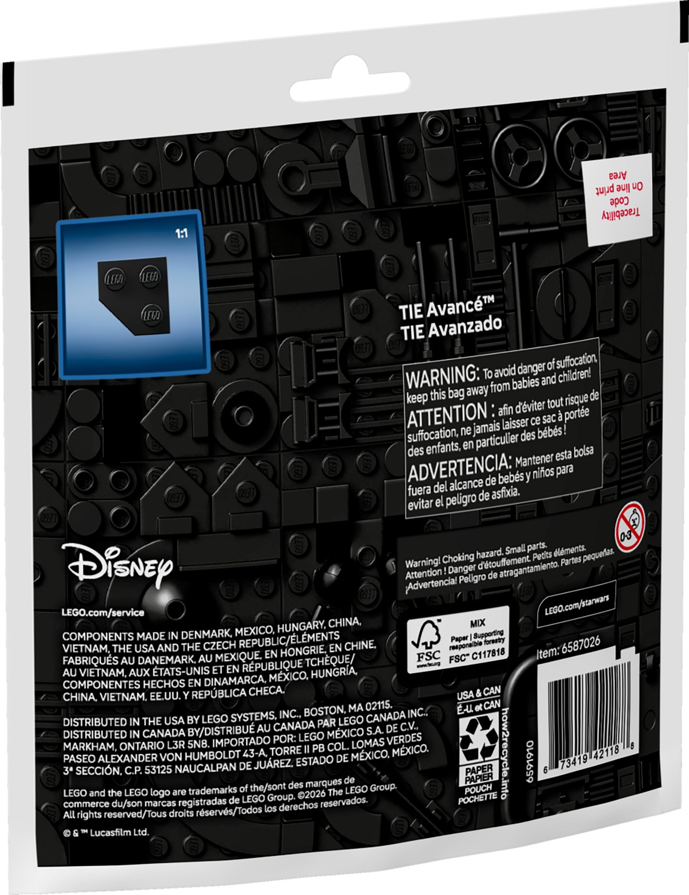 LEGO 30727 Mini-modello di TIE Advanced™