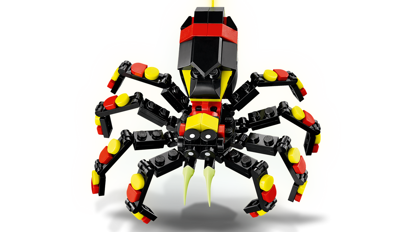 LEGO 31159 Animali selvatici: ragno trasformista
