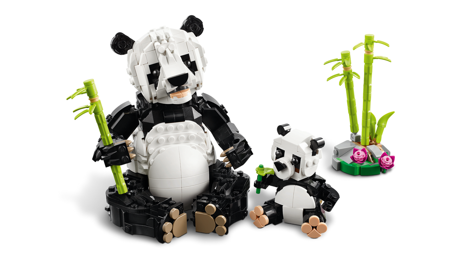 LEGO 31165 Animali selvatici: famiglia di panda