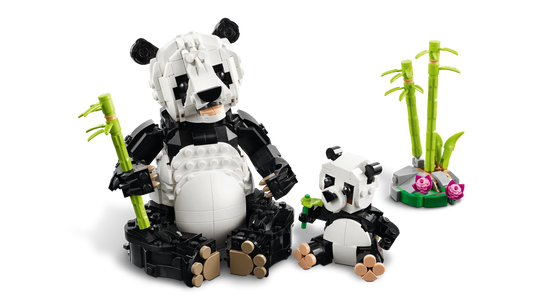 LEGO 31165 Animali selvatici: famiglia di panda