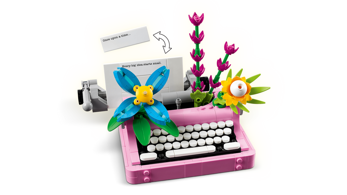 LEGO 31169 CREATOR Macchina da scrivere con fiori