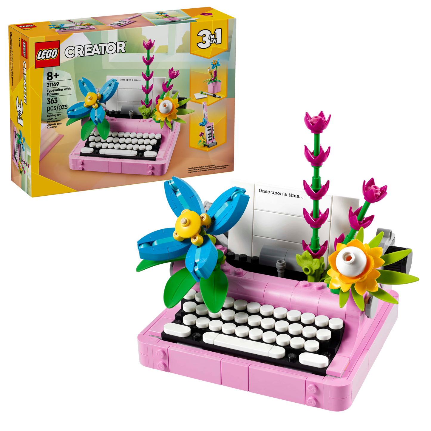 LEGO 31169 CREATOR Macchina da scrivere con fiori