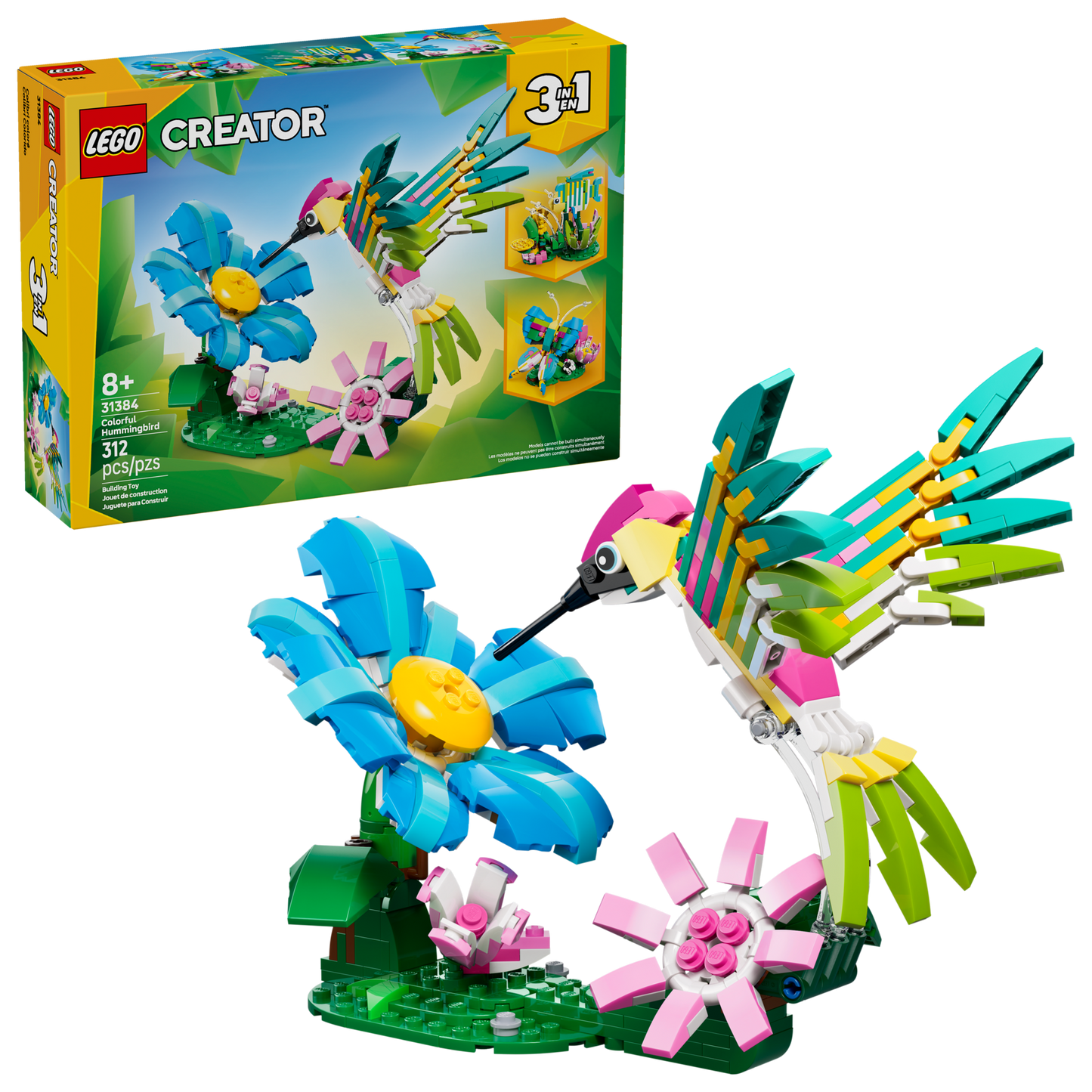 LEGO 31384 Animali selvatici: colibri variopinto