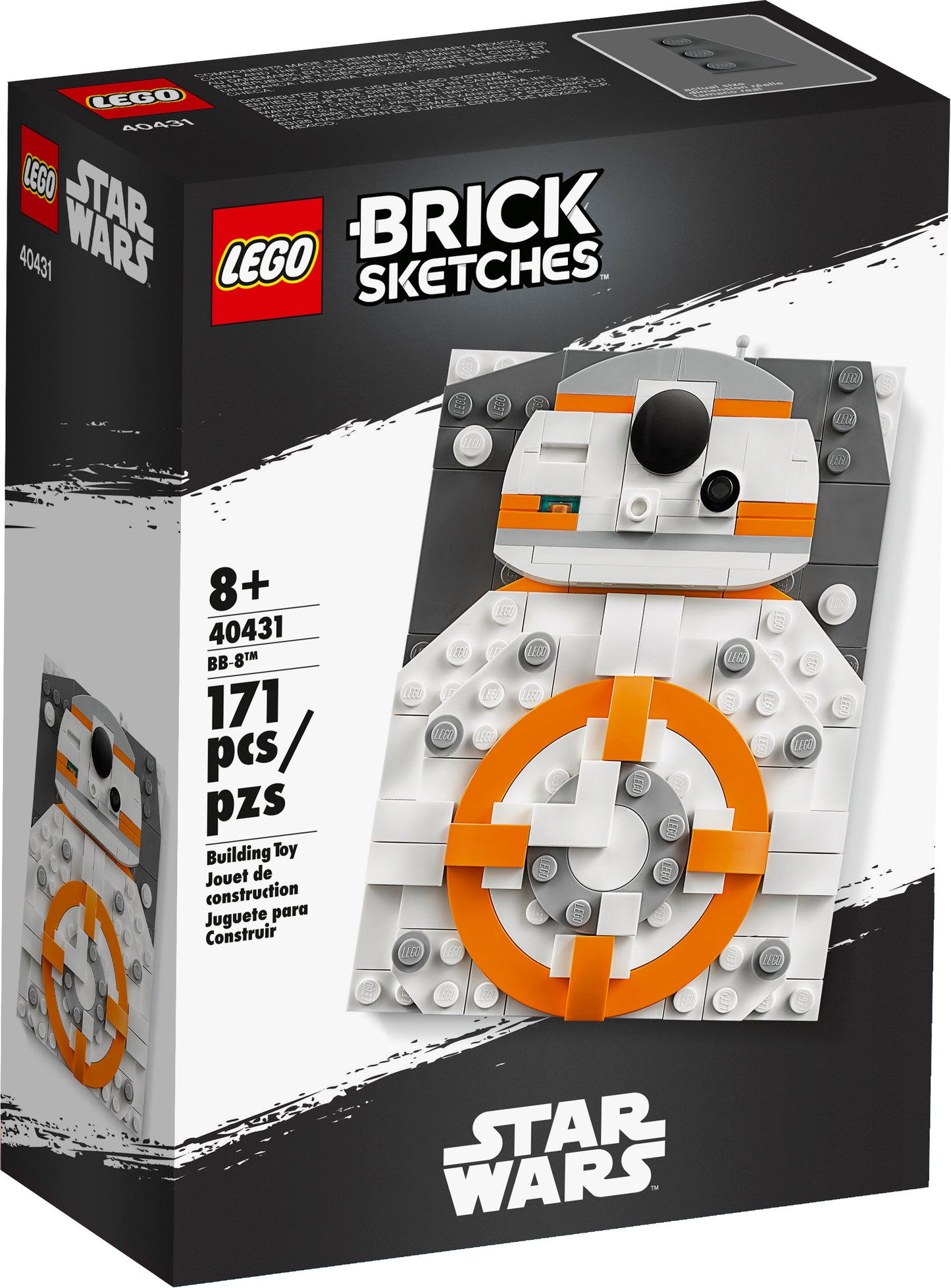 LEGO 40431 Brick Sketches Star Wars BB-8 Set