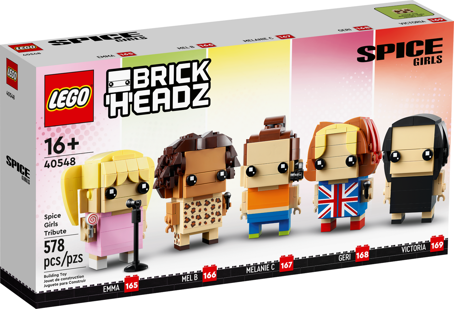 LEGO 40548 BRICKHEADZ Tributo alle Spice Girls