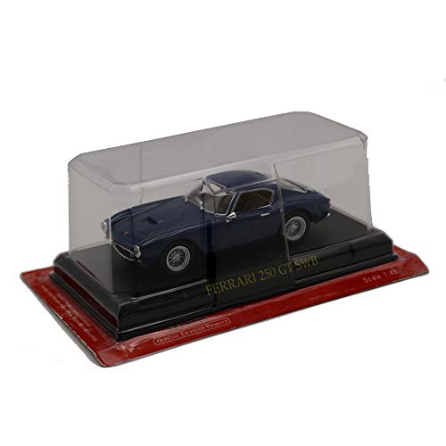 EBOND Die Cast Modellino Auto Ferrari 250 GT SWB - Scala 1:43 - Blu 0070