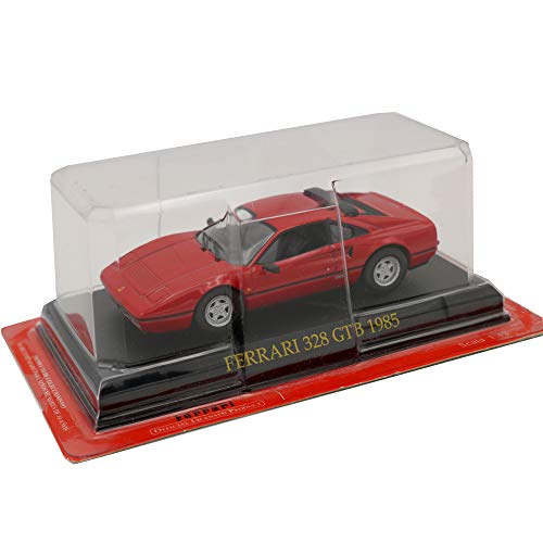 EBOND Die Cast Modellino Auto Ferrari 328 GTB 1985 - Scala 1:43 - Rosso Ferrari 0069