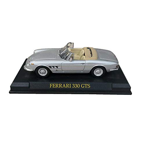 EBOND Die Cast Modellino Auto Ferrari 330 GTS - Scala 1:43 - Grigio Metallizzato 0070