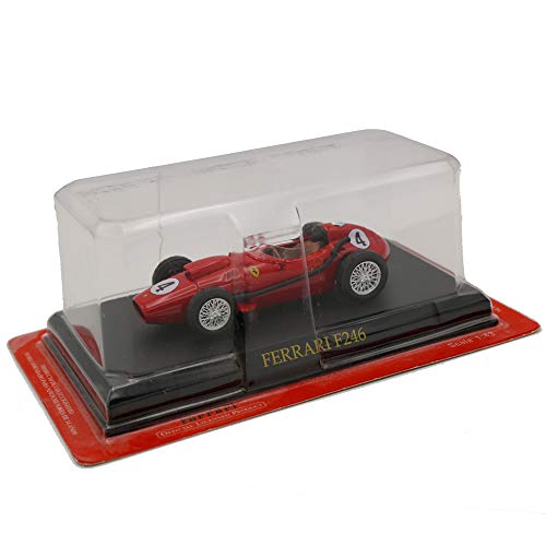 EBOND Die Cast Modellino Auto Ferrari F246 n. 4 - Scala 1:43 - Rosso Ferrari 0070