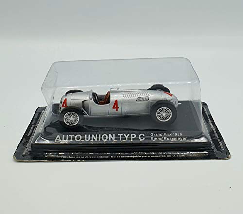 EBOND DeAgostini Modellino Auto Union Typ C Grand Prix 1936 Bernd Rosemeyer 1:43 0071