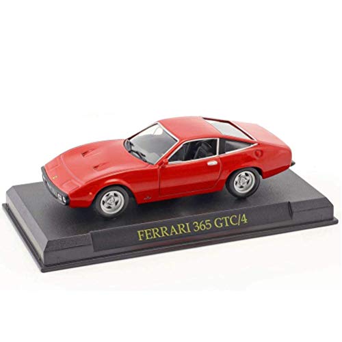 EBOND Die Cast Modellino Auto Ferrari 365 GTC/4 - Scala 1:43 - Rosso Ferrari 0069