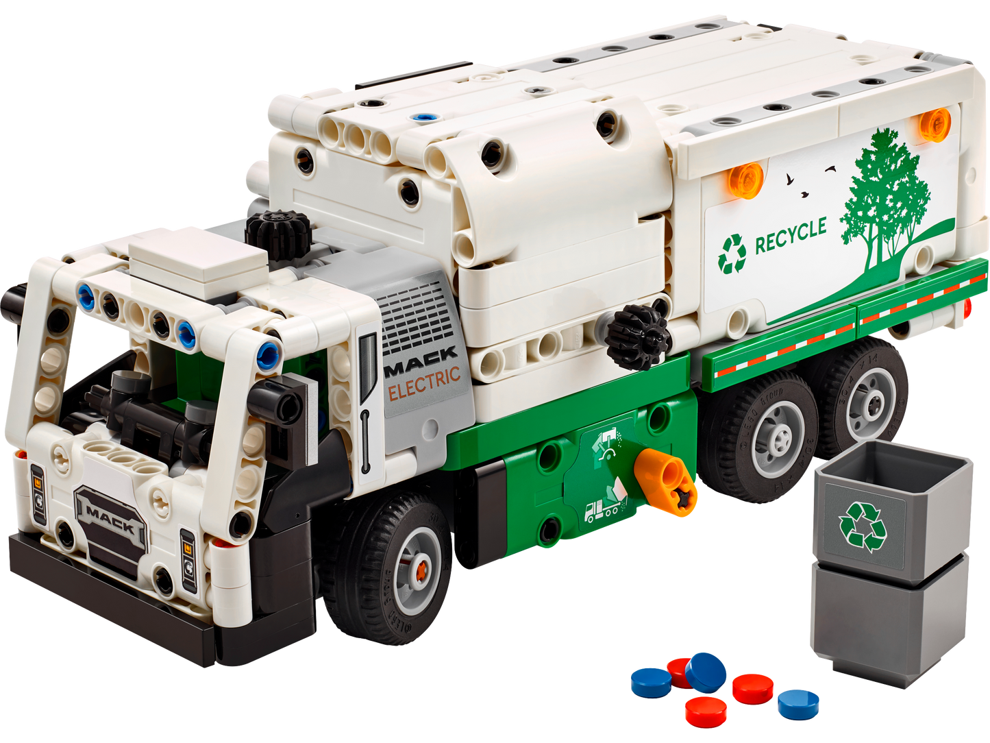 LEGO 42167 Camion della spazzatura Mack® LR Electric