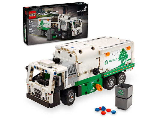LEGO 42167 Camion della spazzatura Mack® LR Electric
