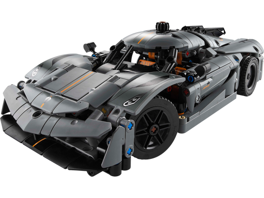 LEGO 42173 Hypercar Koenigsegg Jesko Absolut grigia