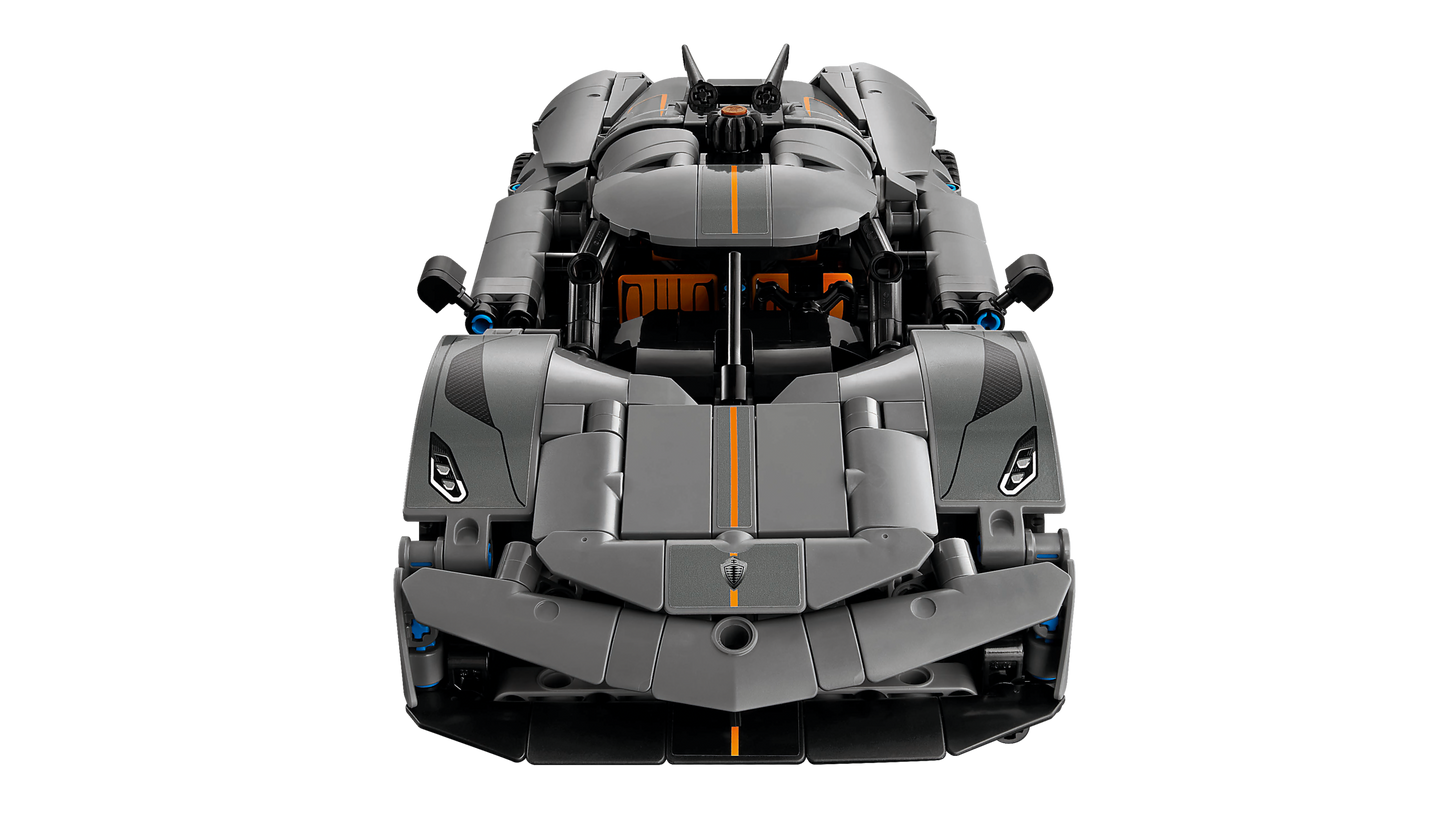 LEGO 42173 Hypercar Koenigsegg Jesko Absolut grigia