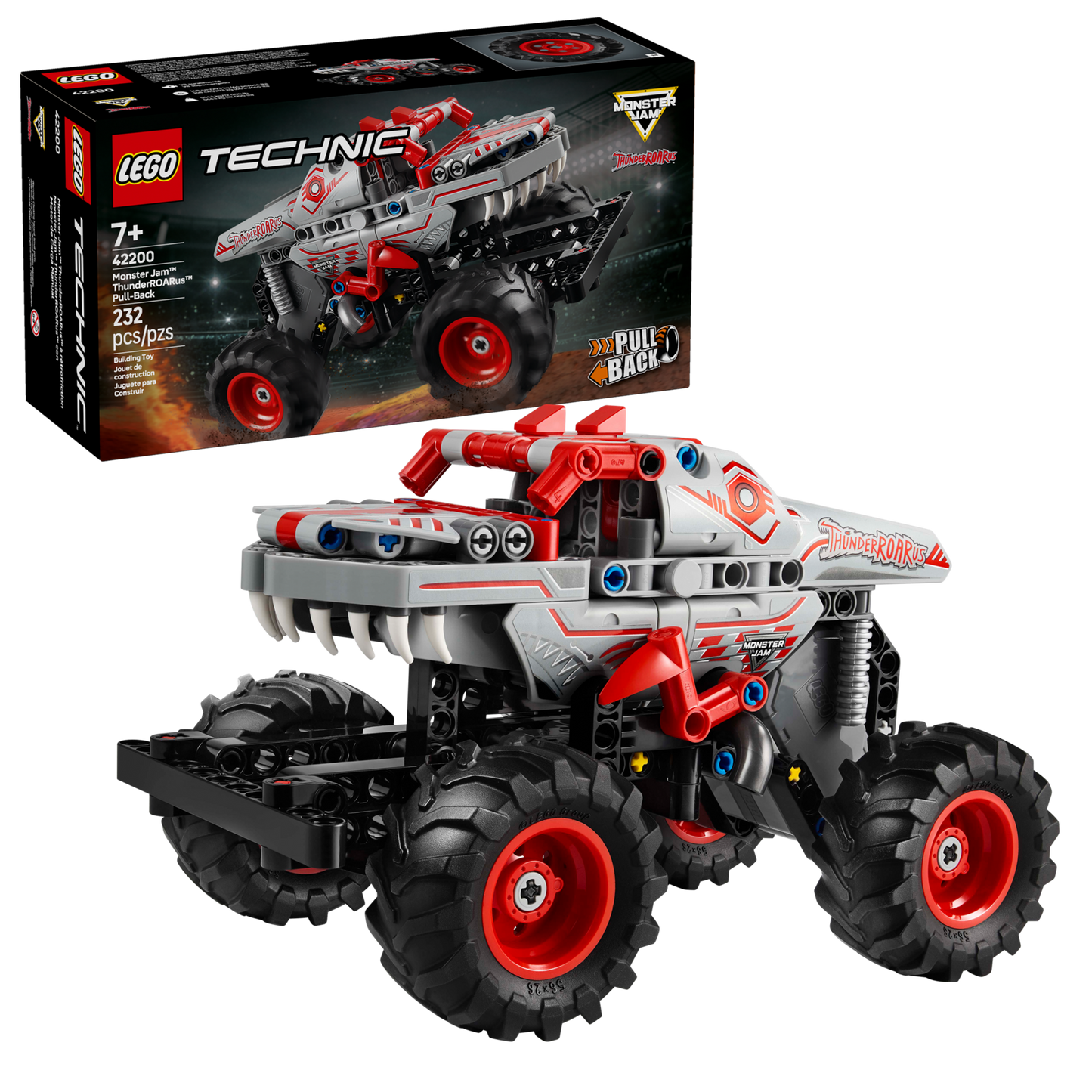 LEGO 42200 Pull-back Monster Jam™ ThunderROARus™