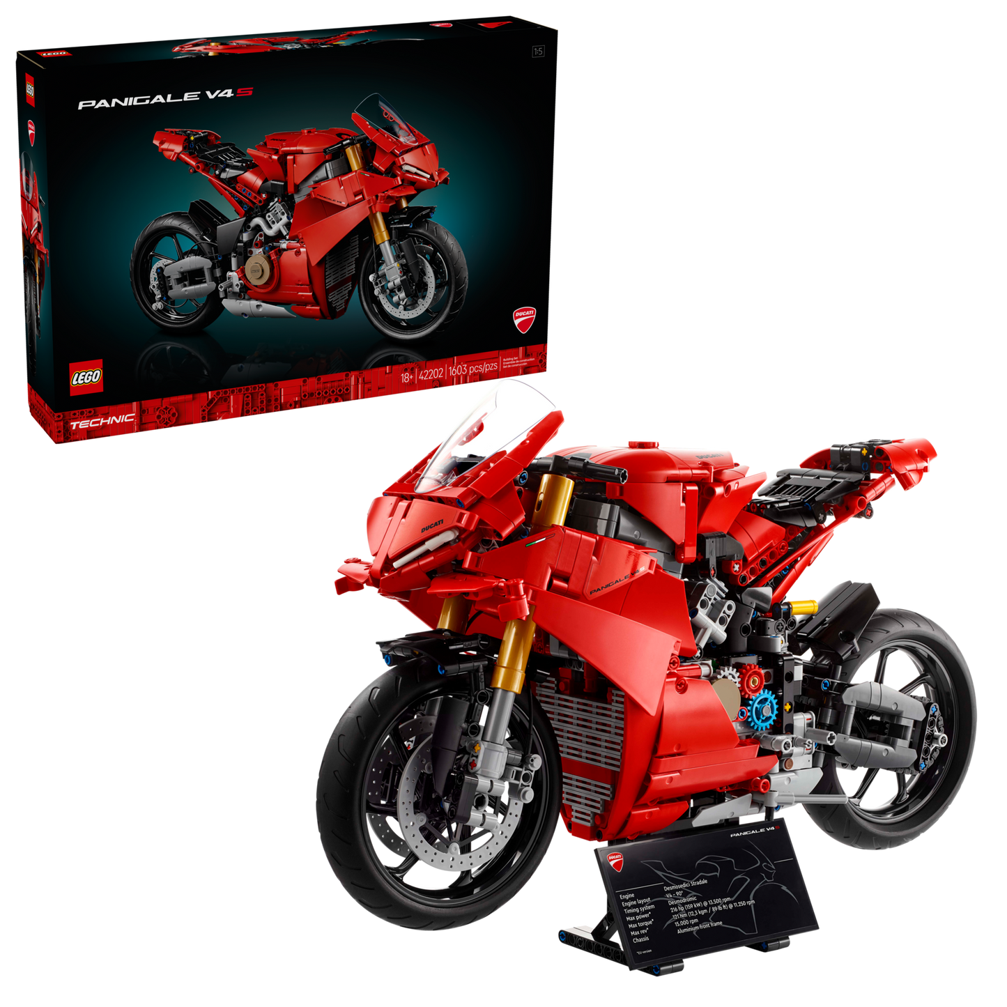 LEGO 42202 Motocicletta Ducati Panigale V4 S