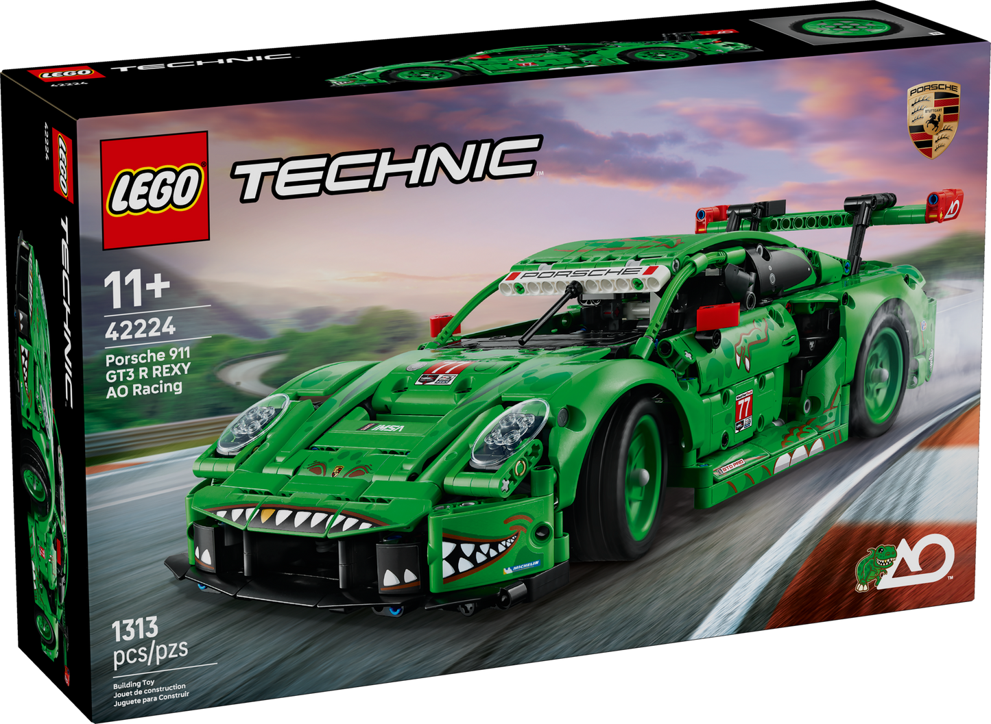 LEGO 42224 Auto Porsche 911 GT3 R REXY AO Racing