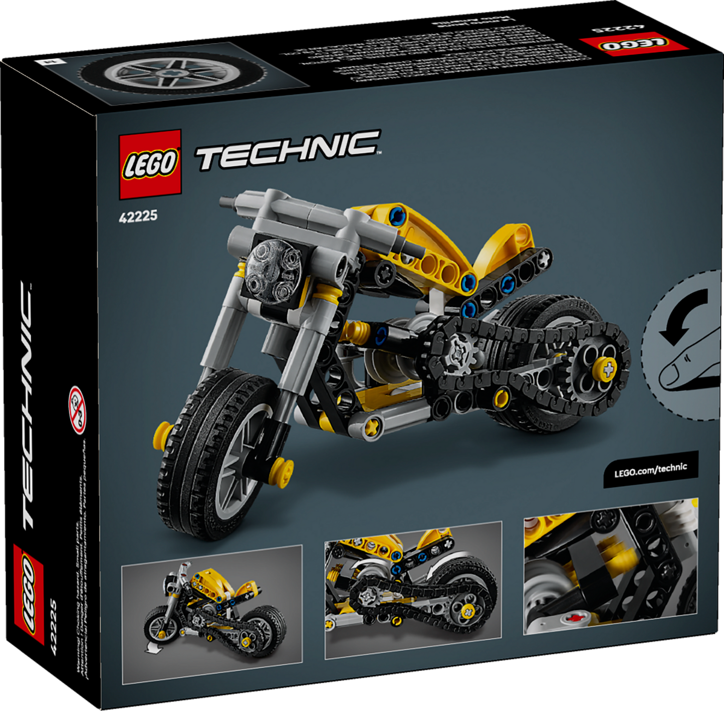 LEGO 42225 Moto gialla