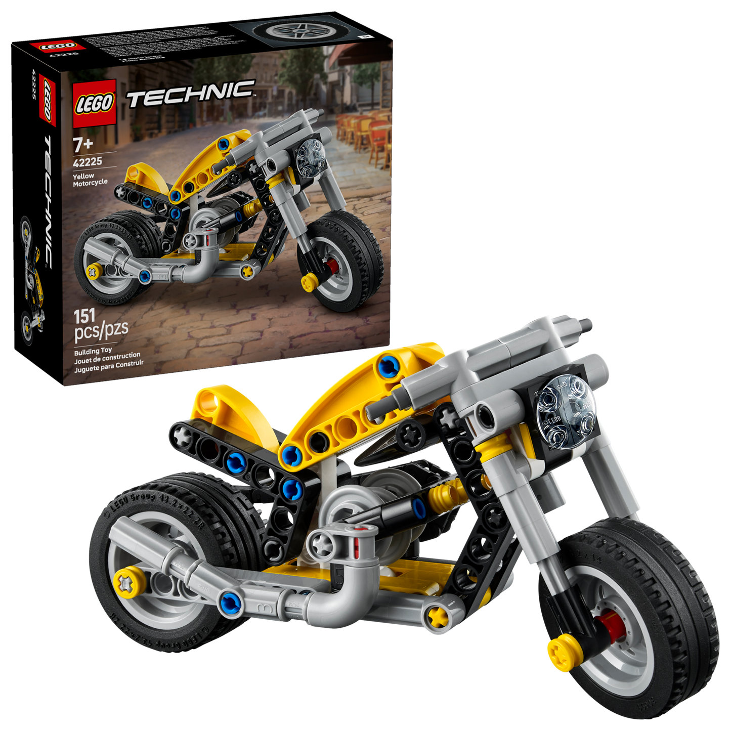 LEGO 42225 Moto gialla