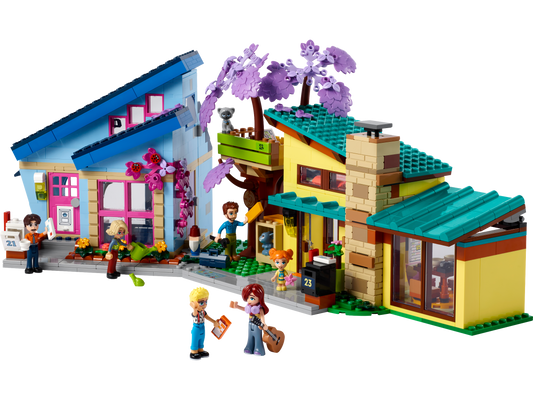 LEGO 42620 Le case di Olly e Paisley
