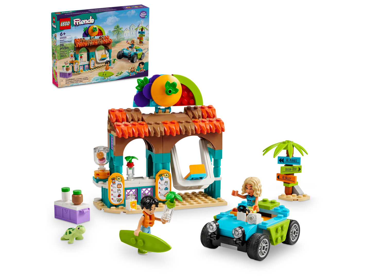 LEGO 42625 Friends Bancarella dei frullati sulla spiaggia