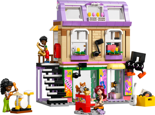 LEGO 42653 Negozio di musica e appartamento