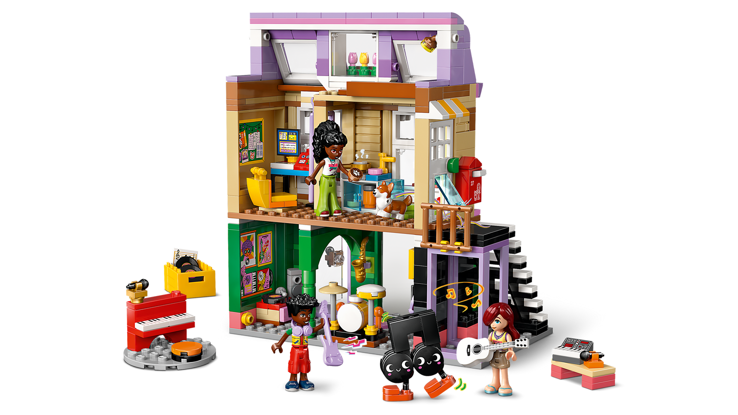 LEGO 42653 Negozio di musica e appartamento