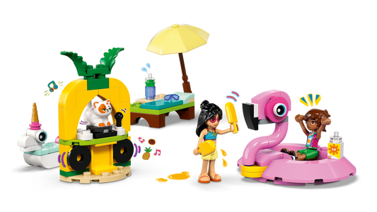 LEGO 42658 Pool Party con unicorno e fenicottero